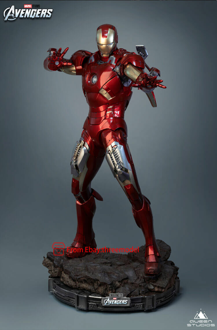 Queen Studios QS 1/2 MARK7 Iron Man Bust 43in Polystone Queen Studios QS 1/2 MARK7 Iron Man Bust 43in Polystone