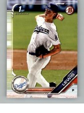2019 Bowman Draft Jimmy Lewis BD-132 Los Angeles Dodgers