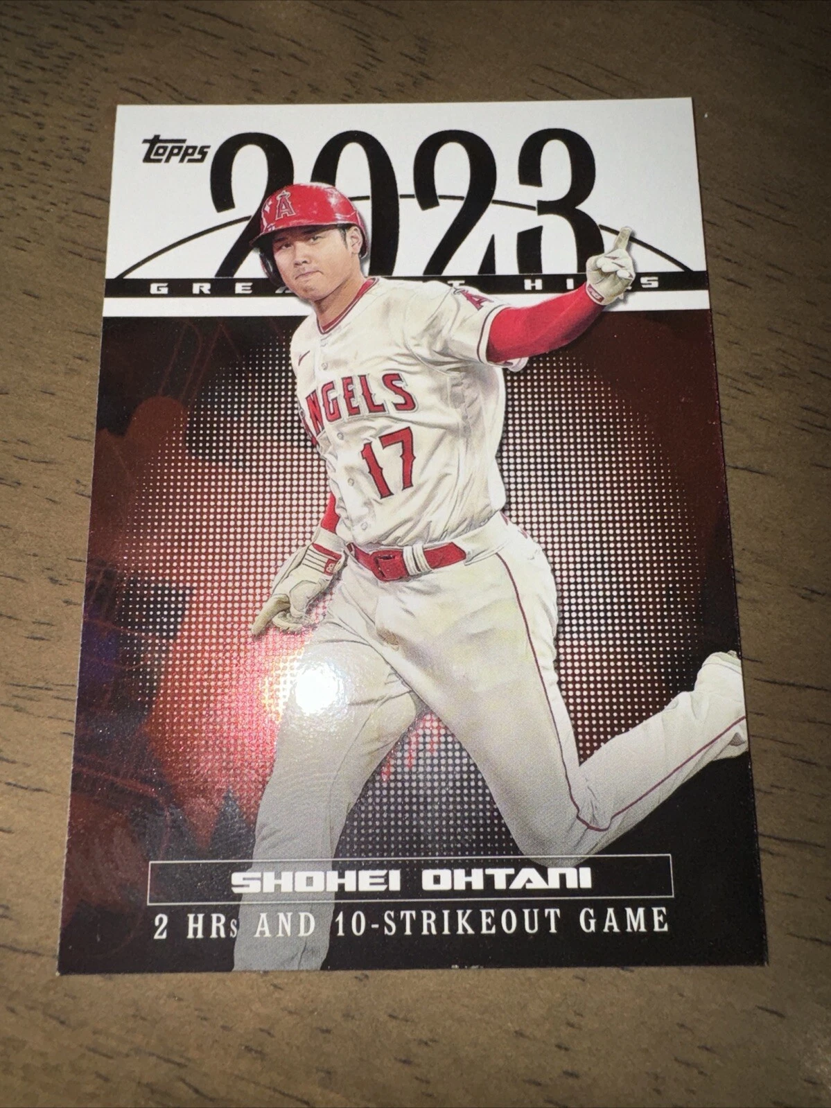 Shohei Ohtani trading card