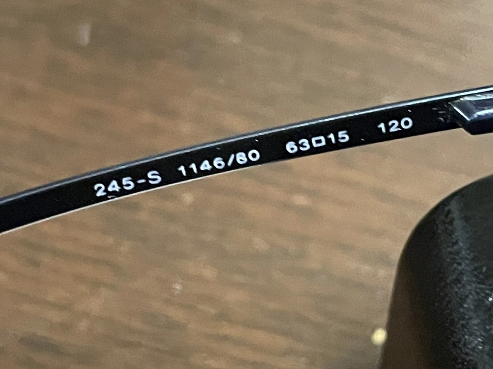 Gafas de sol usadas EMPORIO ARMANI 254-S 1146/80 120 azules Foto 4 de 4