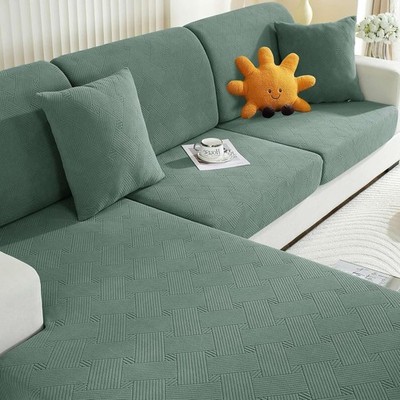 Komplettschutz Sofa Sitzkissenbezug Stretch - Rutschfester Überzug