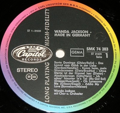 Wanda Jackson - Made In Germany Pop Schlager 017
