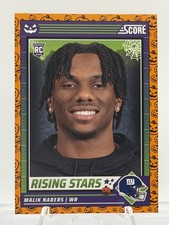 Malik Nabers 2024 Score-A-Treat Rising Stars Orange Pumpkin #37 New York Giants