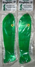 TWO O'Ki Tackle Kingfisher II Flashers 12.5” Custom Finish Fishing Trolling F35