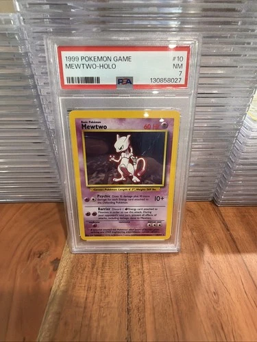 MEWTWO 10/102 PSA 7 BASE SET 1999