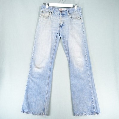 Vintage Levis 527 Jeans Herren W30 L30 Blau Baumwolle Bootcut Medium Wash Denim Hose