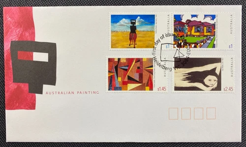 2003 Australian Painting FDC First Day Cover Heidelberg Vic Pictorial Postmark
