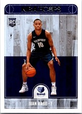 2017-18 Panini NBA Hoops #285 Ivan Rabb RC – Memphis Grizzlies Rookie Card. rookie card picture
