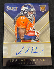 ISAIAH BURSE 2014 Panini Select #RA-IB Rookie Card RC AUTO #102/149 NFL Broncos