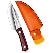 Hand Forged Knife Stainless Steel Blade Outdoor Camping Hunting Survival Knife