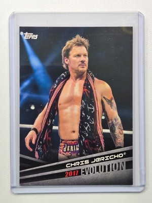 Chris Jericho 2018 Topps WWE Evolution #E-11 2017 Evolution Trading Card
