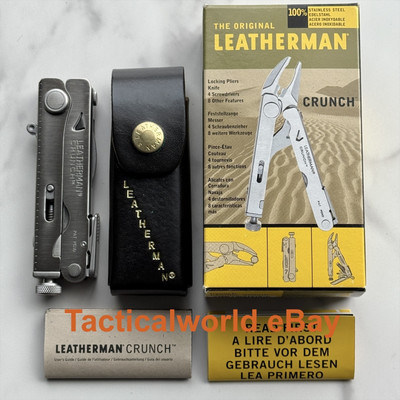 Leatherman Crunch multitool in Classic Vintage original box. Made in USA in 1999