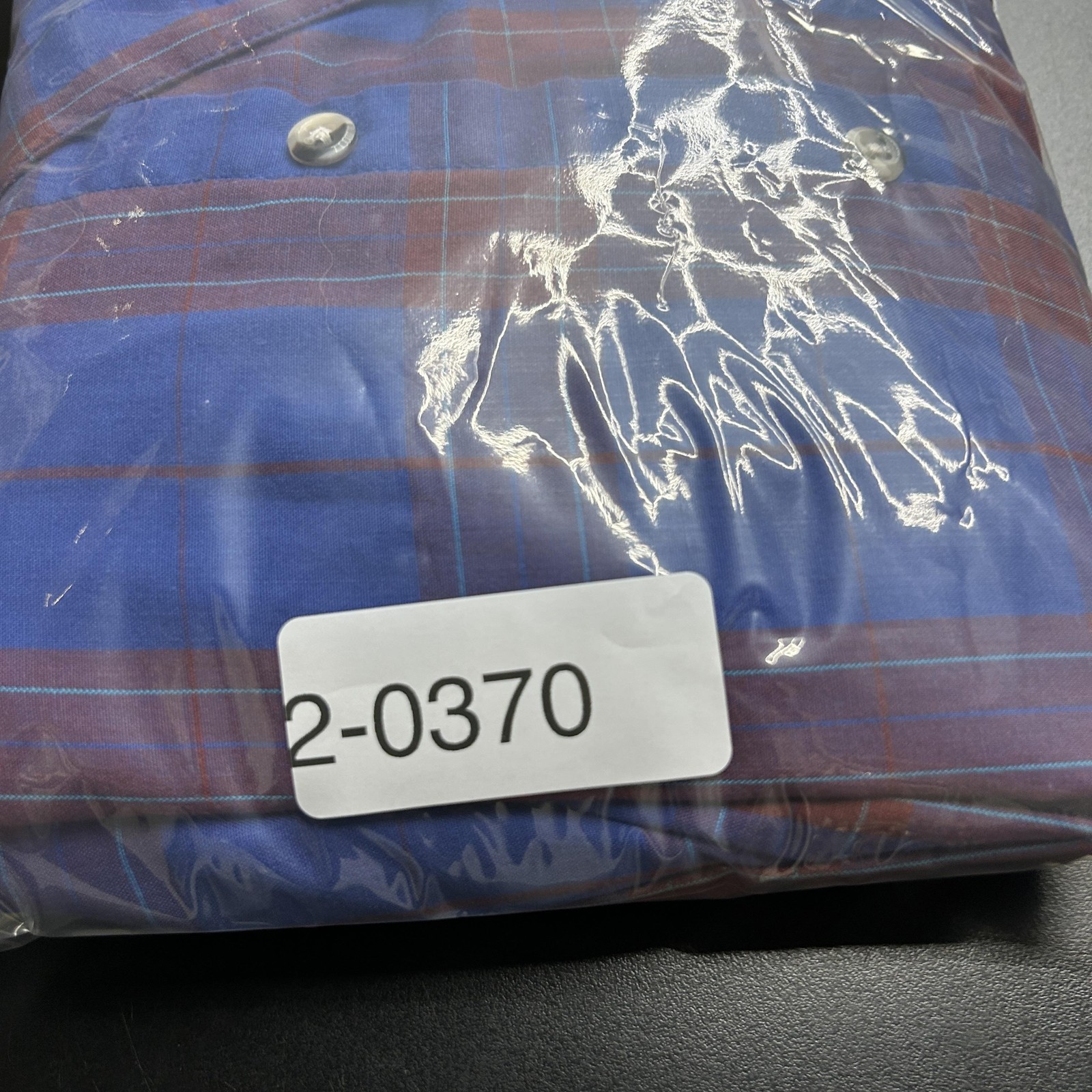 Basic Elements Shirt Mens Medium Blue Red Plaid B… - image 7