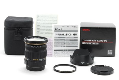 【MINT BOXED】SIGMA 17-50mm f/2.8 EX DC OS HSM Zoom Lens For Canon From JAPAN