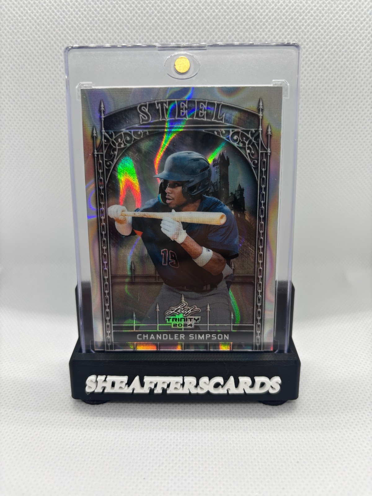 2024 Leaf Trinity Mega Box - Steel Chandler Simpson, Chandler Simpson #S-20...