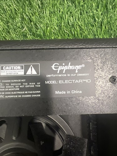 Amplificatore chitarra Epiphone Electar 10 - senza alimentatore incluso - NON TESTATO - Foto 4 di 13