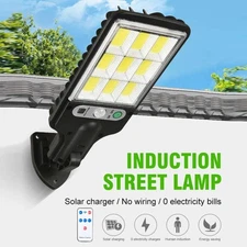 NEW LED Solar Motion Sensor Light Bright Garden Outdoor Street Wall Lamp