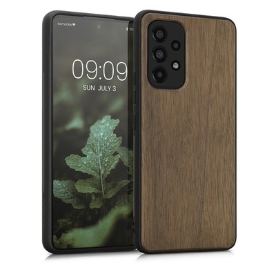 Holz Schutzhülle für Samsung Galaxy A53 5G Hardcase TPU Bumper Holz Hülle