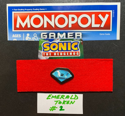 Monopoly Gamer  Sonic The Hedgehog   EMERALD TOKEN #2