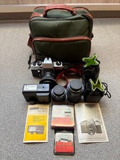 REVUE FLEX TL 25 Spiegelreflexkamera mit viel Zubehör und Tasche