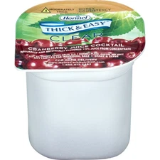 Thick & Easy Thickened Beverage Cranberry Juice 4 oz. Cup 24 Ct