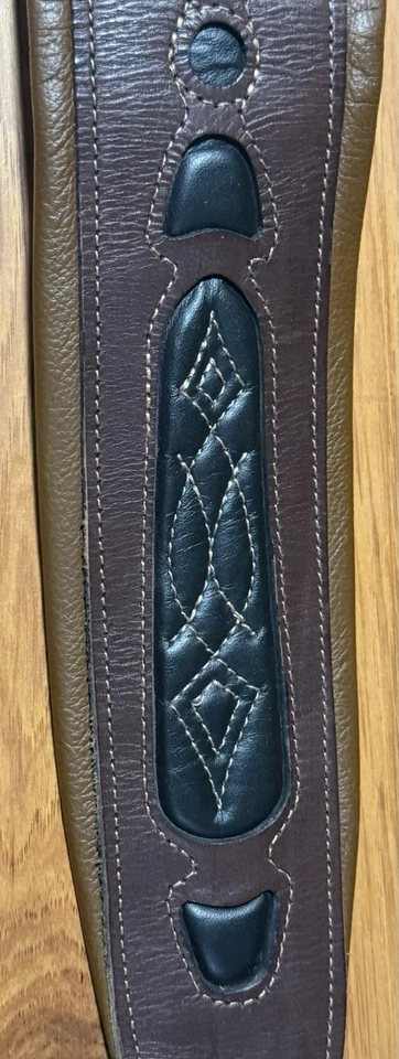 Correa de guitarra de cuero Levy's PM31-WAL de cuero bronceado vegetal Foto 2 de 4