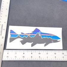 Patagonia Fitz Roy Trout Fish Decal 7  Free Shipping  - Vinyl Sticker