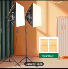  Soft Box Lighting Kit 2 Pic/1pic Oftbox Lighting Kit,70.9inch Lighting Nt Incl