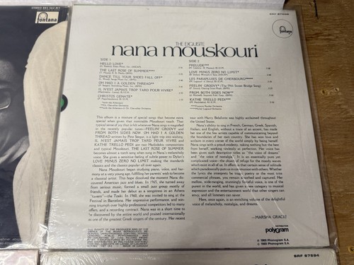 Vinyl Posten Stapel 1: #7 6 LPs von Nana Mouskouri Sehr guter Zustand + oder besser KOSTENLOSER VERSAND B26 - Bild 4 von 8