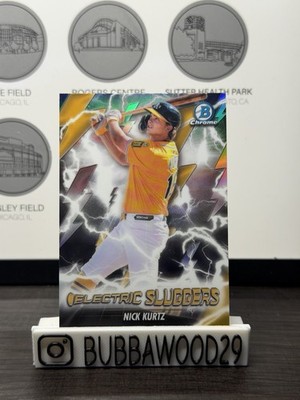 2026 Bowman Chrome Nick Kurtz Electric Sluggers #ES-22 ATHLETICS