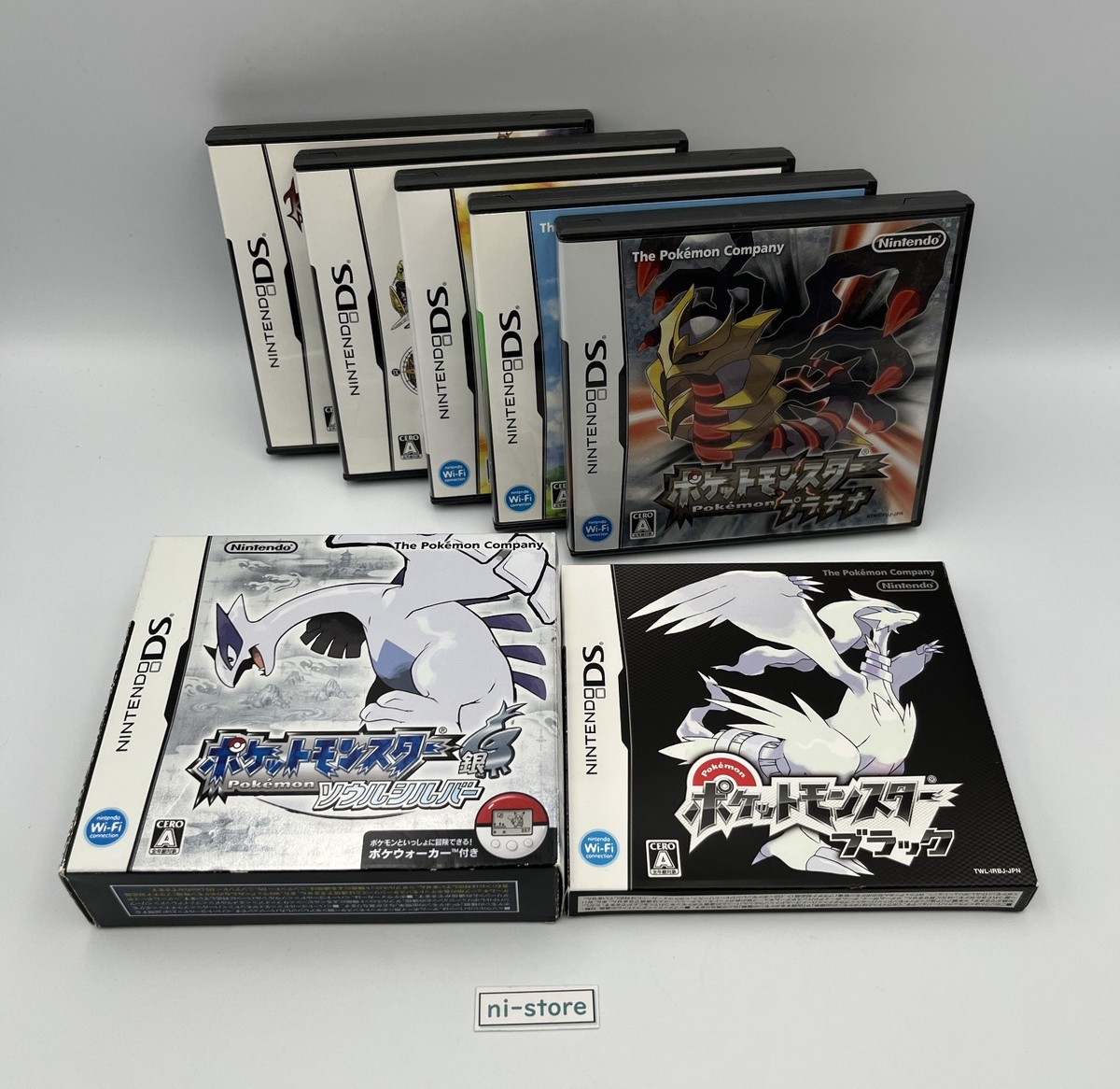 ポケットモンスター ホワイト/ソウルシルバー/プラチナ Nintendo DS Nintendo DS Pokemon Soul Silver Black White Platinum etc