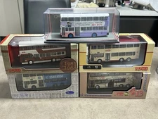 1:76 5 Hong Kong Model Buses Bundle KMB CMB