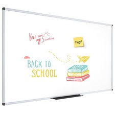 Whiteboard Erase Board 96 x 48 Inches Wall Mounted VIZ PRO Dry