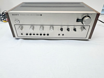 Sony TA-4650 Integrated V-Fet Stereo Amplifier-Works & Looks Great! Read