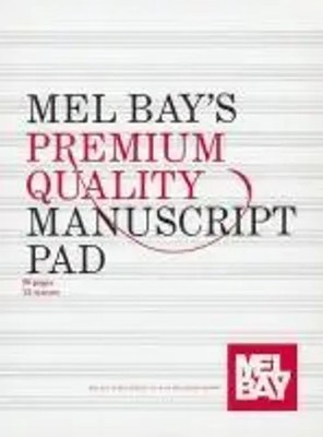 Premium Quality Manuscript Pad 12-Stave | Mel Bay Publications Inc | Englisch