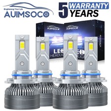 For Chevrolet Silverado 1500HD 2001-2006 LED Headlights High-Low Beam Light