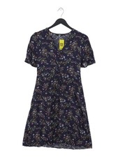 Uniqlo A-Line Midi Dress XS in Blue