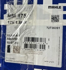 MAHLE MM175 12V 1.6kW Electric Motor 11.216.455 AMJ5769 72736391 thumbnail 8