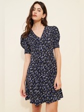 Madewell Printed Crepe Modern Femme Mini Dress