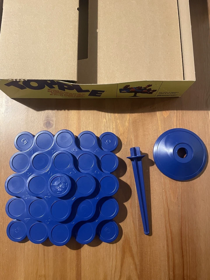 Topple board Game Don't Let It Topple Over Fully Complete Made In USA Excellent - Image 4 of 4
