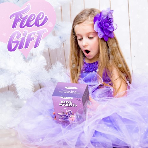 Kids Makeup Set for Girls 63 Pcs Washable Non-Toxic Real Cosmetic Toddler Mak... - Picture 8 of 8