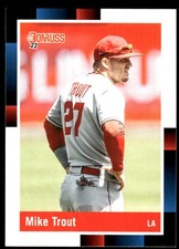 Mike Trout 2022 Donruss #265 Los Angeles Angels MLB READ FREE SHIP AutographDen