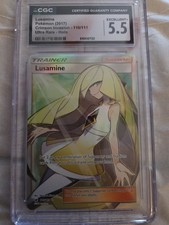 Lusamine - Pokemon 2017 - Crimson Invasion - 110/111 - Ultra Rare Holo - Cgc 5.5 on eBay
