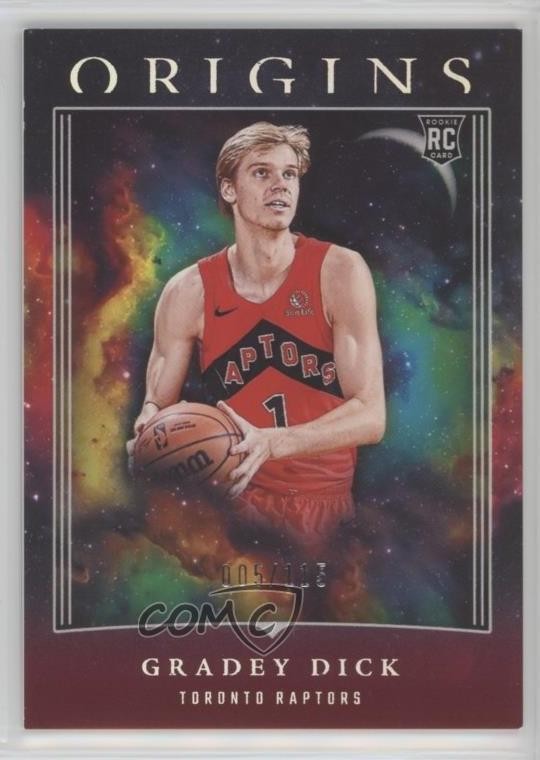 2023-24 Panini Origins Maroon 5/115 Gradey Dick #84 Rookie RC 0m89