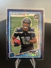 Panini Donruss Optic - Rated Rookie Elijah Arroyo #214 Purple Shock Seahawks