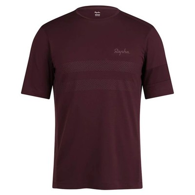 Rapha Herren Explore Technical Kurzarm T-Shirt (Fudge/Huckleberry)