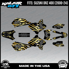 Graphics Kit for Suzuki DRZ400 SM, S and E (2000-2024) Raid-GOLD