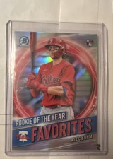 2021 Bowman Chrome Rookie of the Year Favorites Alec Bohm # RRY-AB (RC)