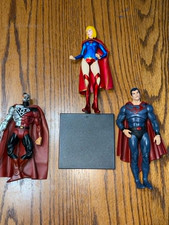 DC Comics Loose Lot - Kotobukiya Supergirl, Red Lantern Red Son Superman