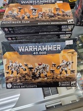 Games Workshop Warhammer 40K Tau Empire Crisis Battlesuits Miniature - 5607